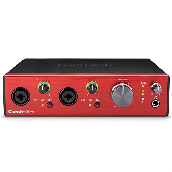 Focusrite Clarett+ 2Pre USB(最大10in/4out・USBオーディオ