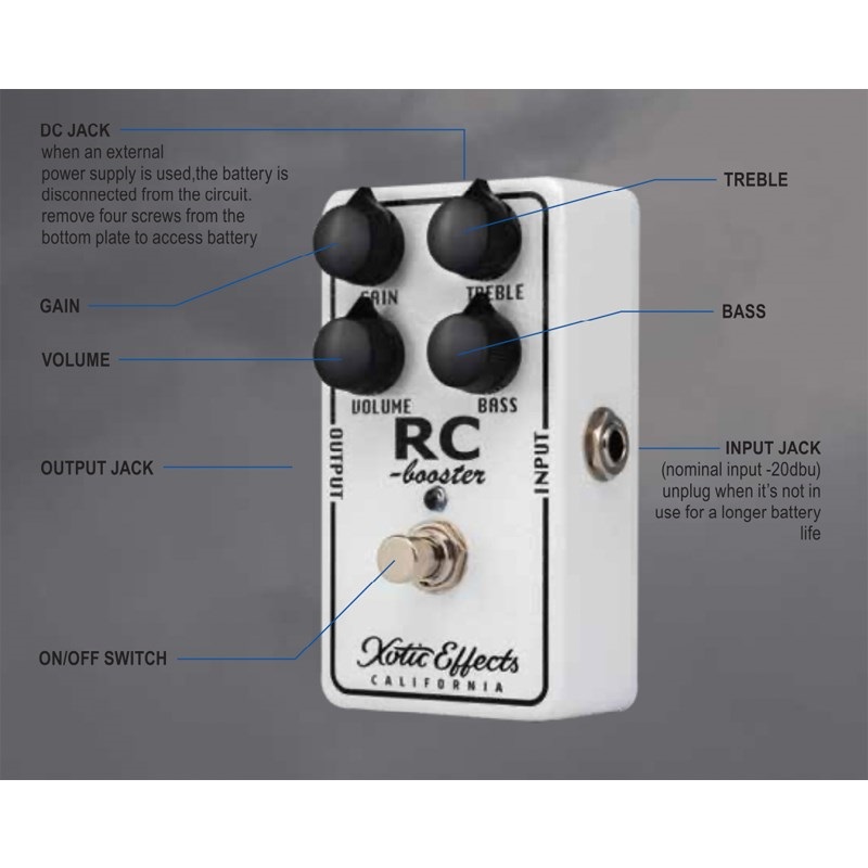Xotic RC Booster Classic (RCB-CL) （アールシーブースター