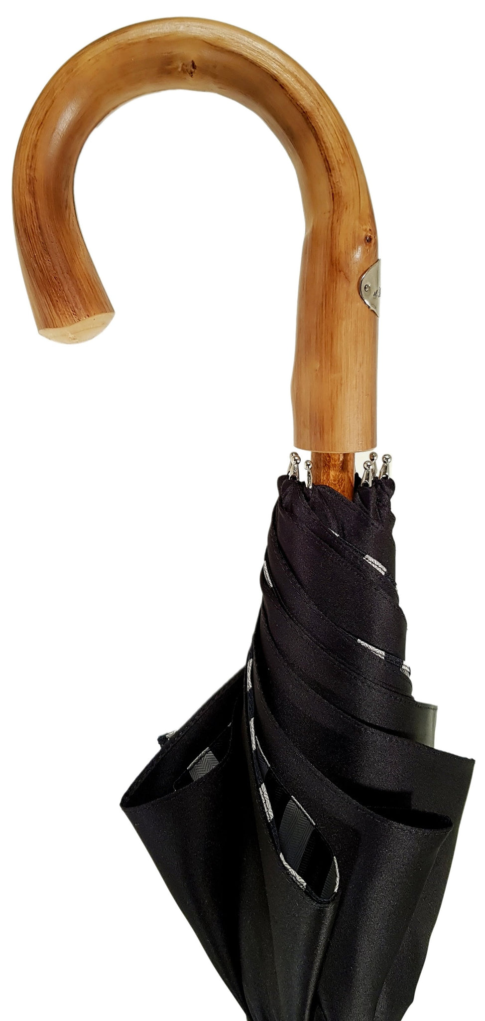 Double Cloth Men's Umbrella - Blue Striped Design – ilMarchesato