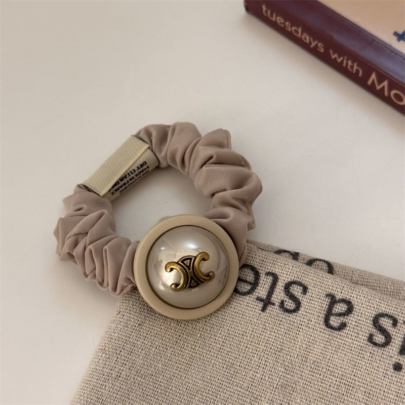 セリーヌ シュシュ ブランドかわいいブランドリボンヘアゴム女性