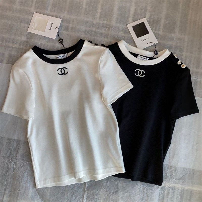 Chanel シャネルブランドtシャツオーバーサイズ半袖大人