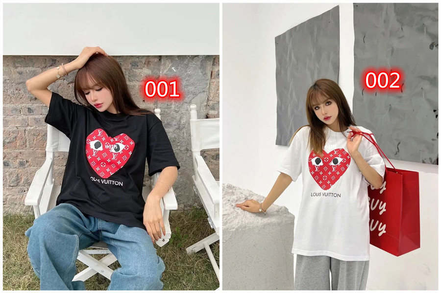 ブランド CDG 半袖 Tシャツ 上着 ヴィトン トップス 男女兼用