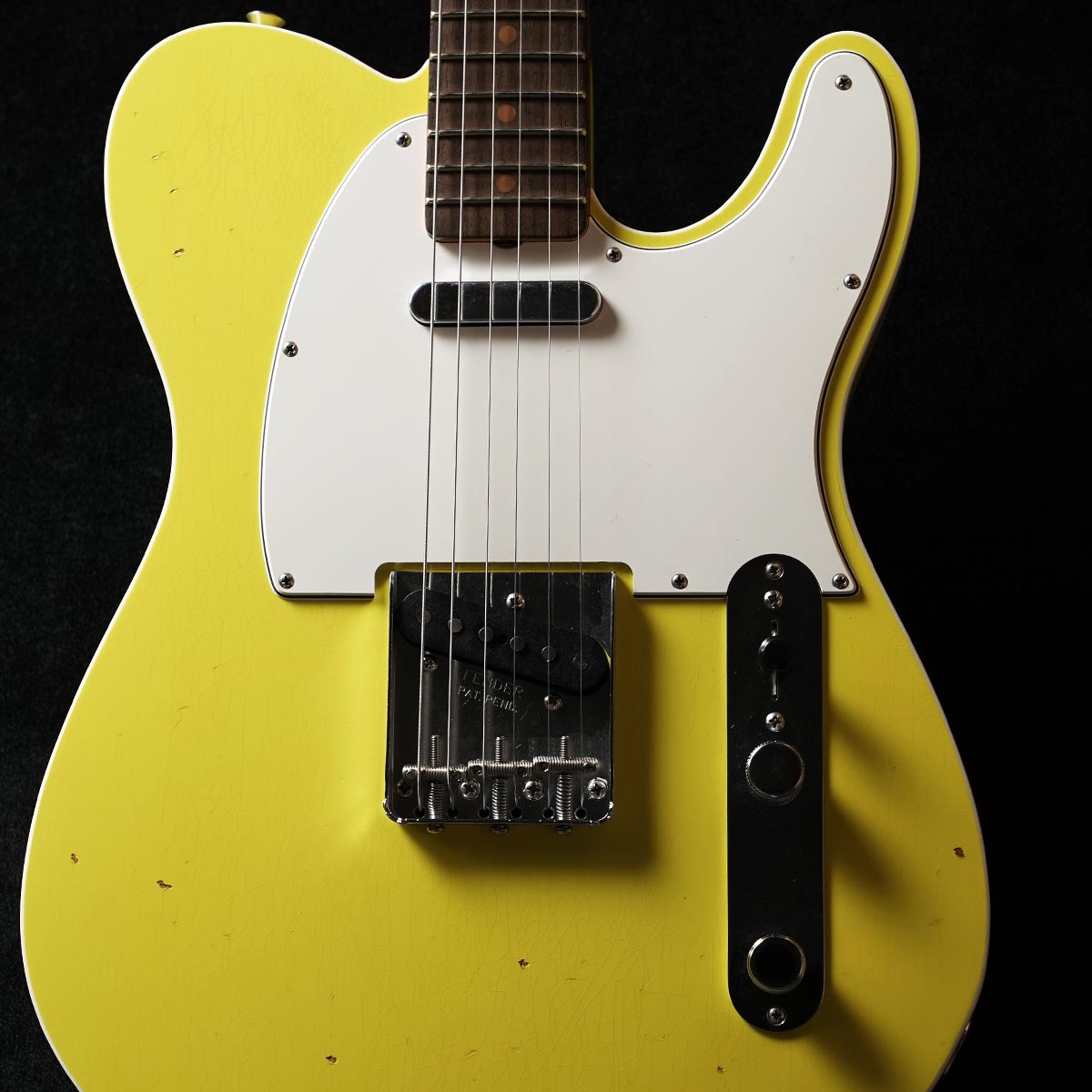 Playtech Telecaster テレキャスター エレキギター イエロー Amazon