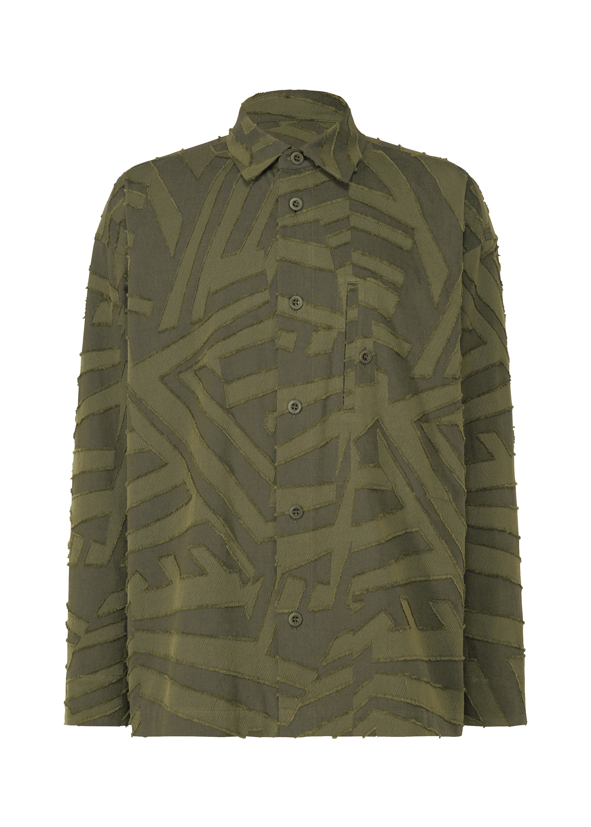 GEOMETRY JACQUARD SHIRT – isseymiyake.com