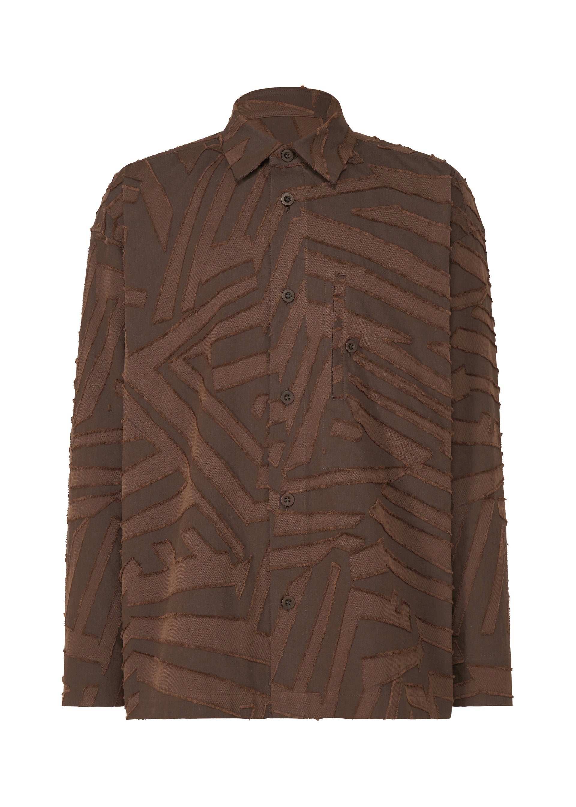 GEOMETRY JACQUARD SHIRT – isseymiyake.com