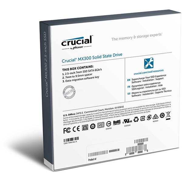 Crucial MX300 2.5インチ内蔵型SSD - 商品情報 - 「アイ」から始まる