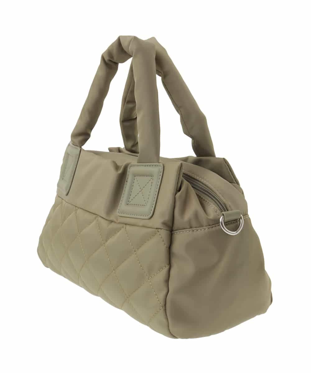 2WAY/軽量]キルティングミニボストンバッグ(ボストンバッグ) | MK