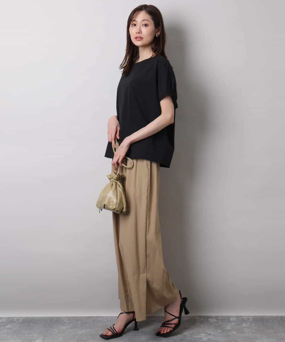 ボートネックブラウス/撥水/UVカット/接触冷感/洗える(ブラウス