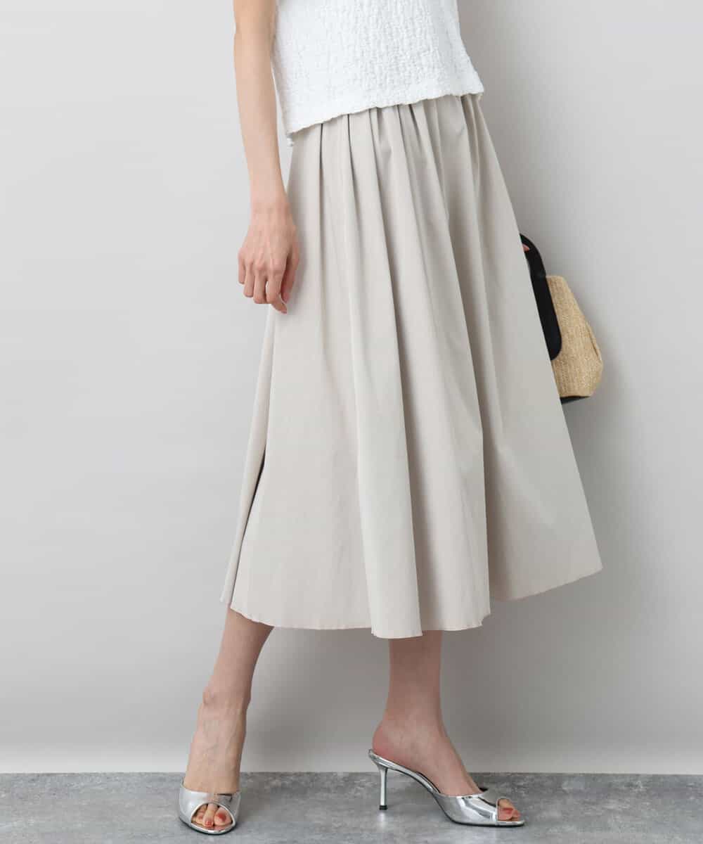 リバーシブル2カラースカート/洗える(ミモレ丈スカート) | MK MICHEL