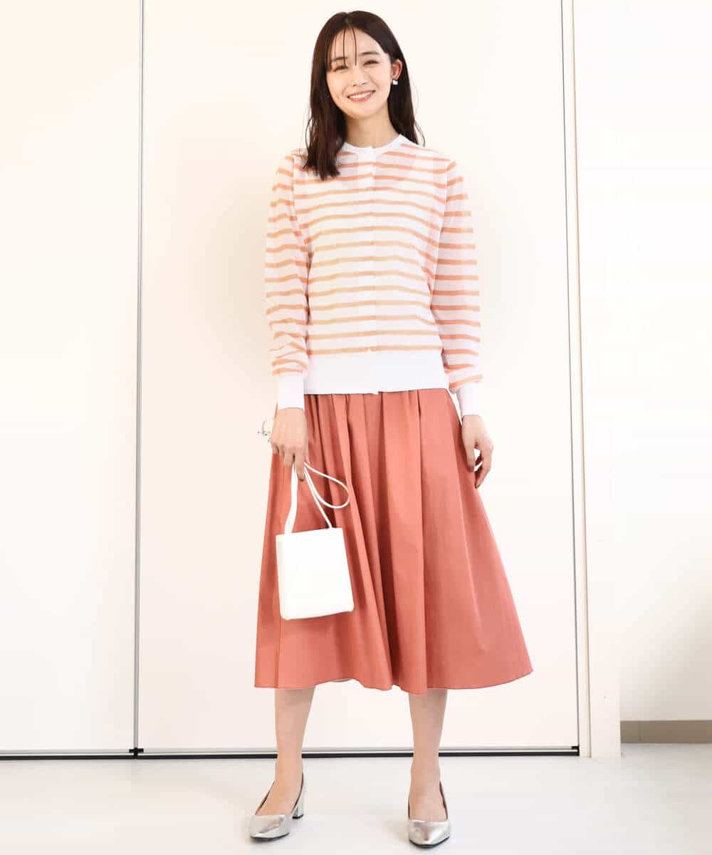 リバーシブル2カラースカート/洗える(ミモレ丈スカート) | MK MICHEL