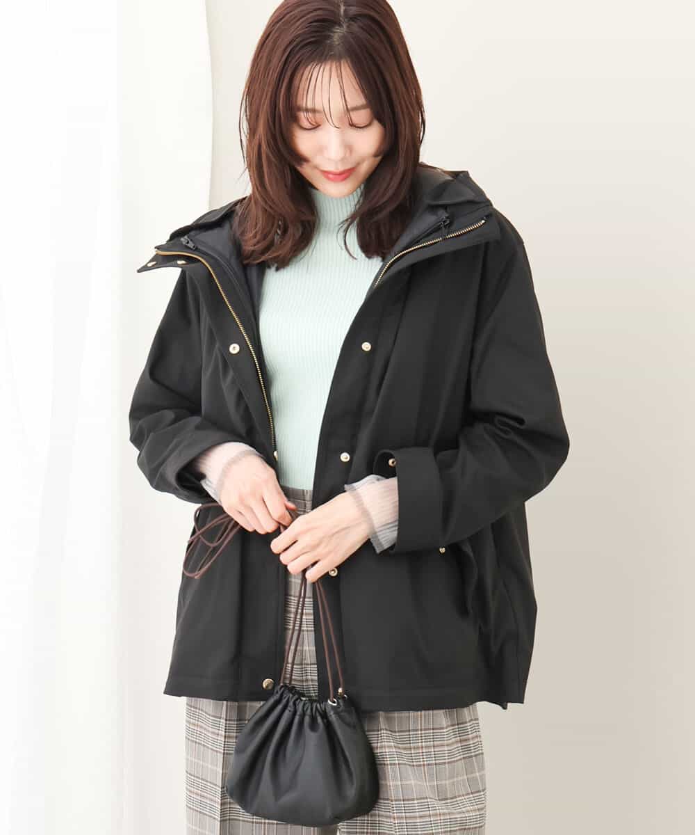 完売品【2way仕様／“ダウン”ライナー付き】MHL.／ステンカラー•コート