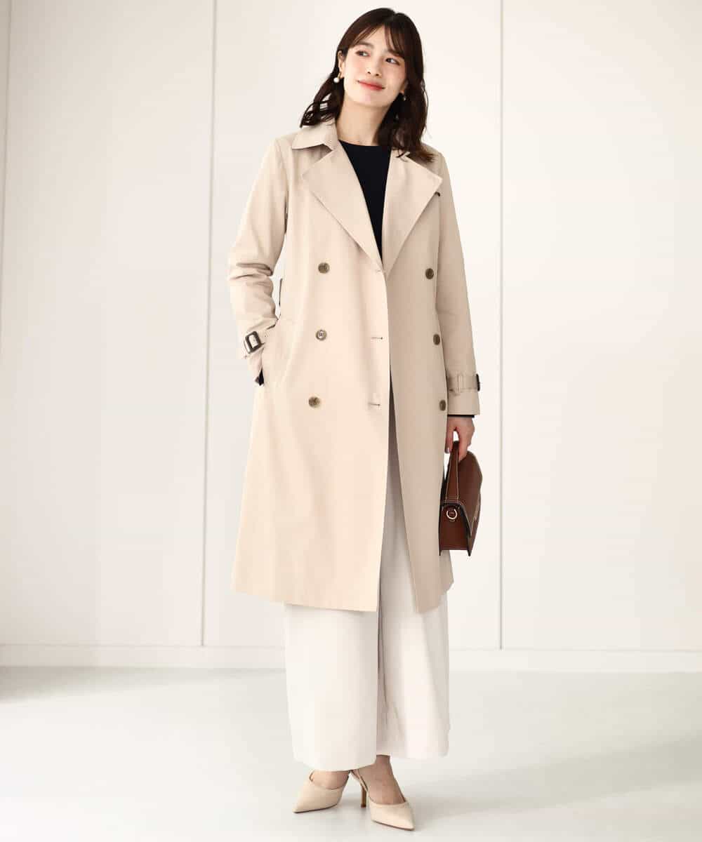 ベーシックツイルトレンチコート/洗える/WEB限定サイズあり(トレンチ