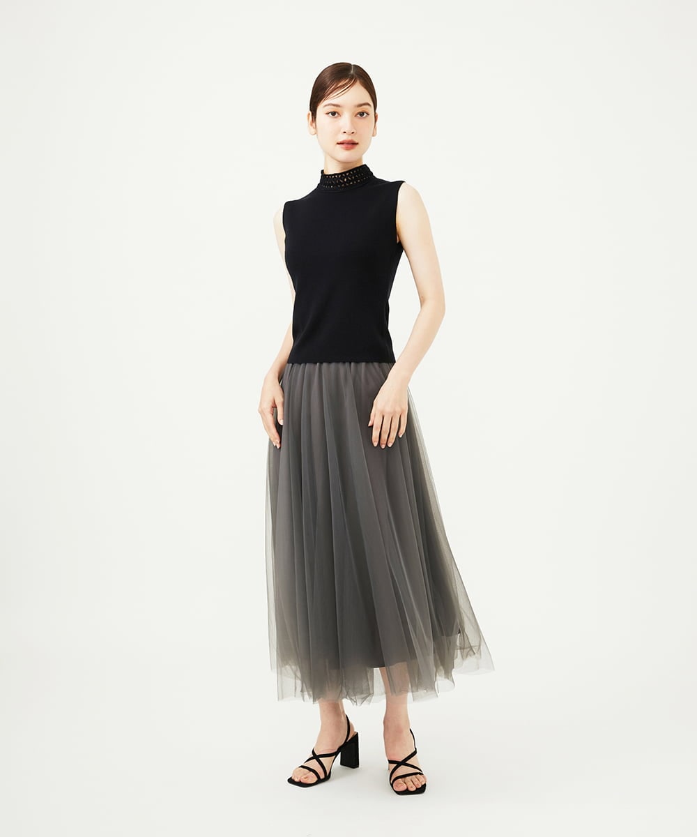 ダブルチュールスカート(ミモレ丈スカート) | Sybilla(シビラ