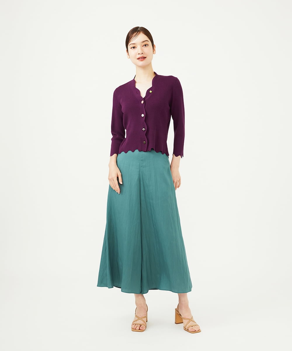 スカート風フレアパンツ(ガウチョ・ワイドパンツ) | Sybilla(シビラ