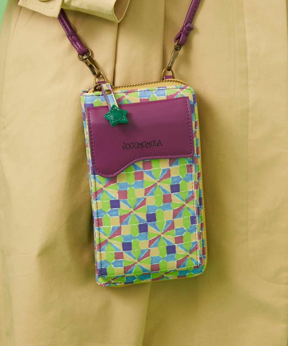 Rojo Carmin ウォレットスマホショルダーバッグ(ショルダーバッグ