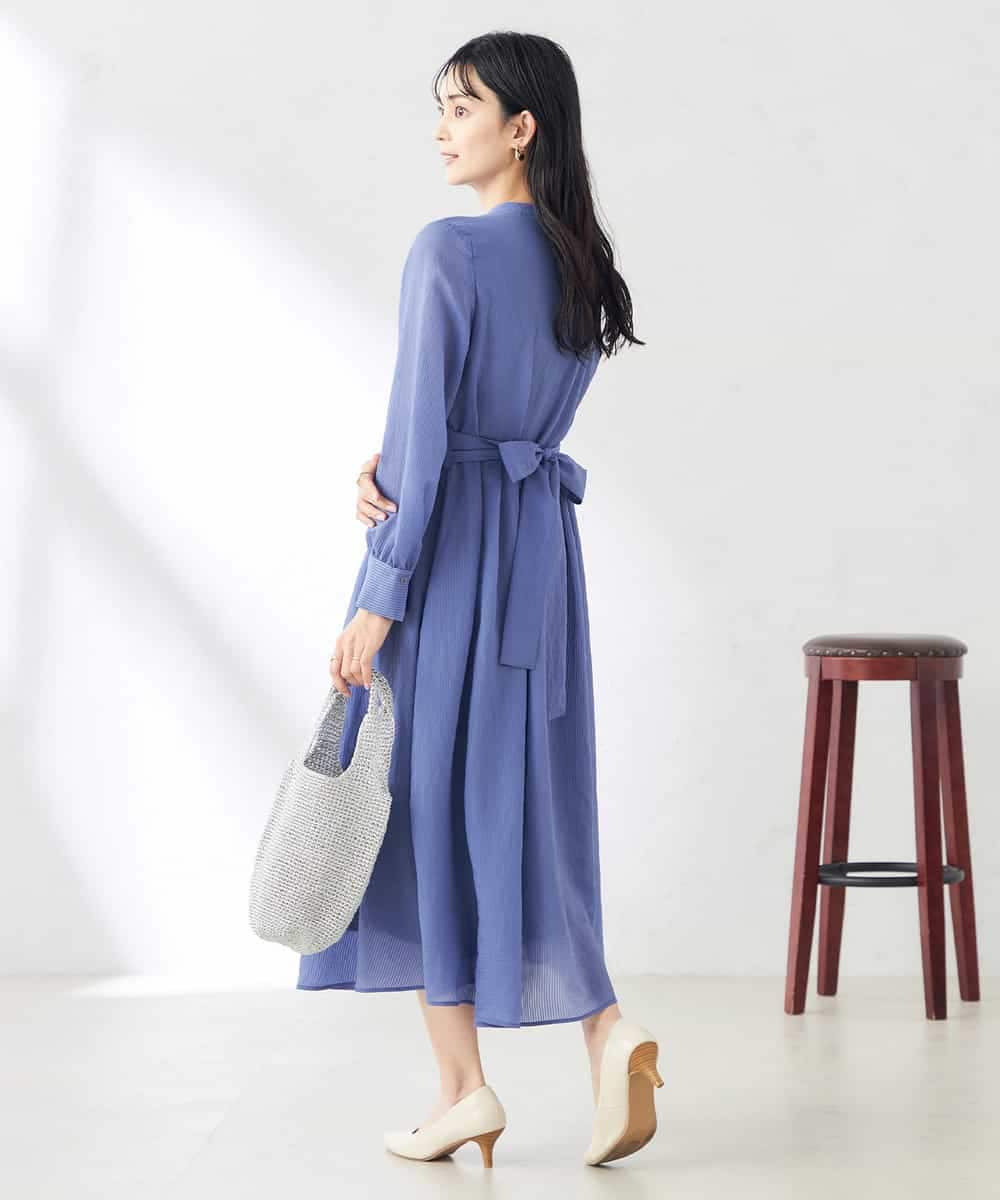 シアーストライプフレアワンピース(ワンピース) | a.v.v(アー・ヴェ