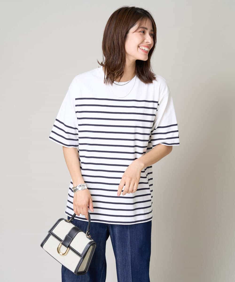 ユニセックスナバルボーダーT(カットソー・Tシャツ) | a.v.v(アー