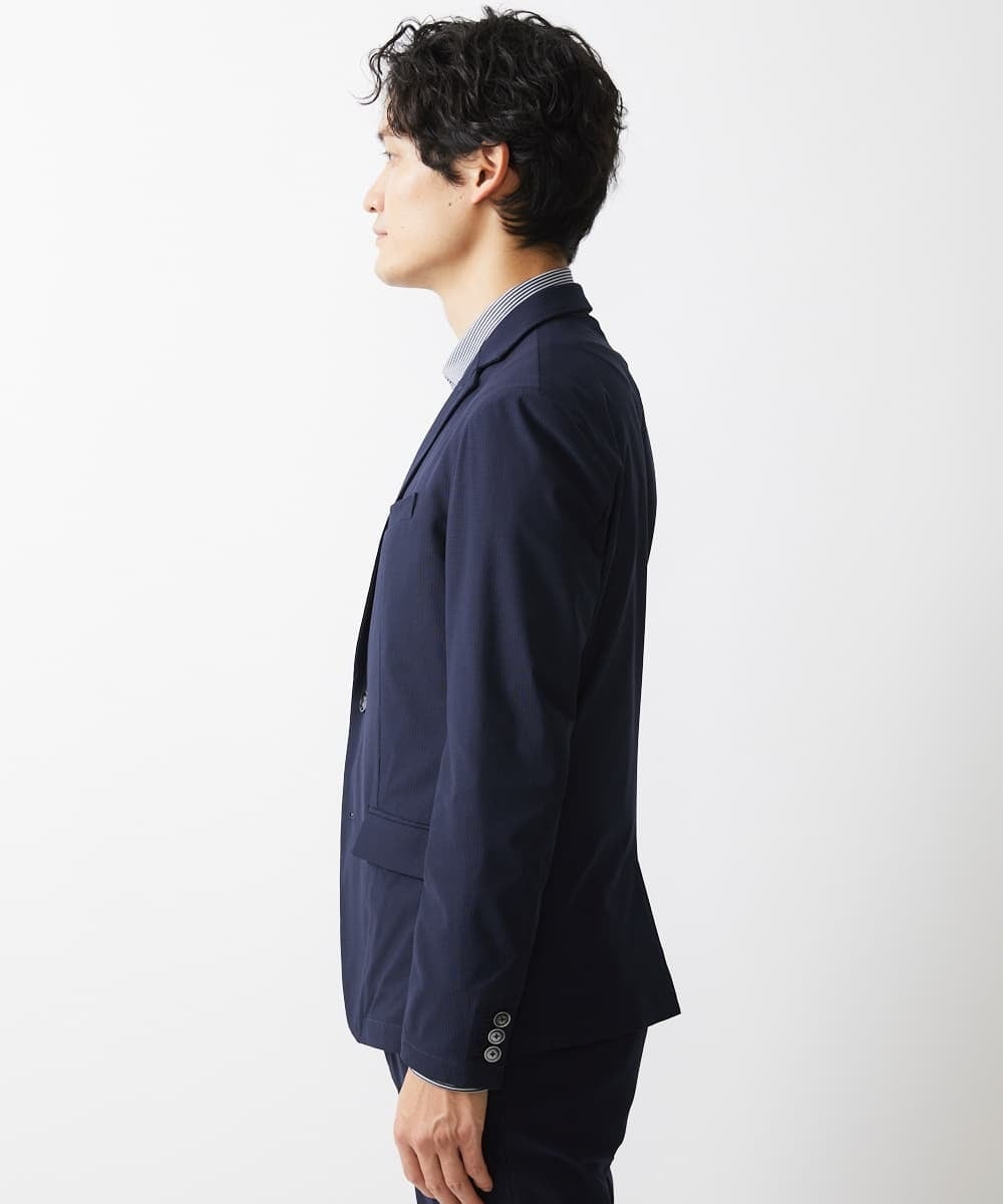 セットアップ対応／洗える】トリコメッシュクールマックス/ジャケット