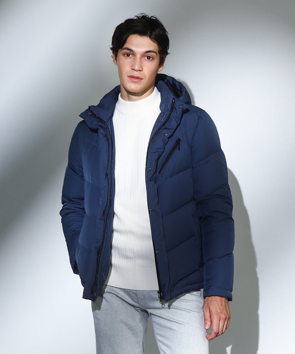 撥水/リサイクル素材】ECOペットWRツイル ダウンブルゾン(ダウン