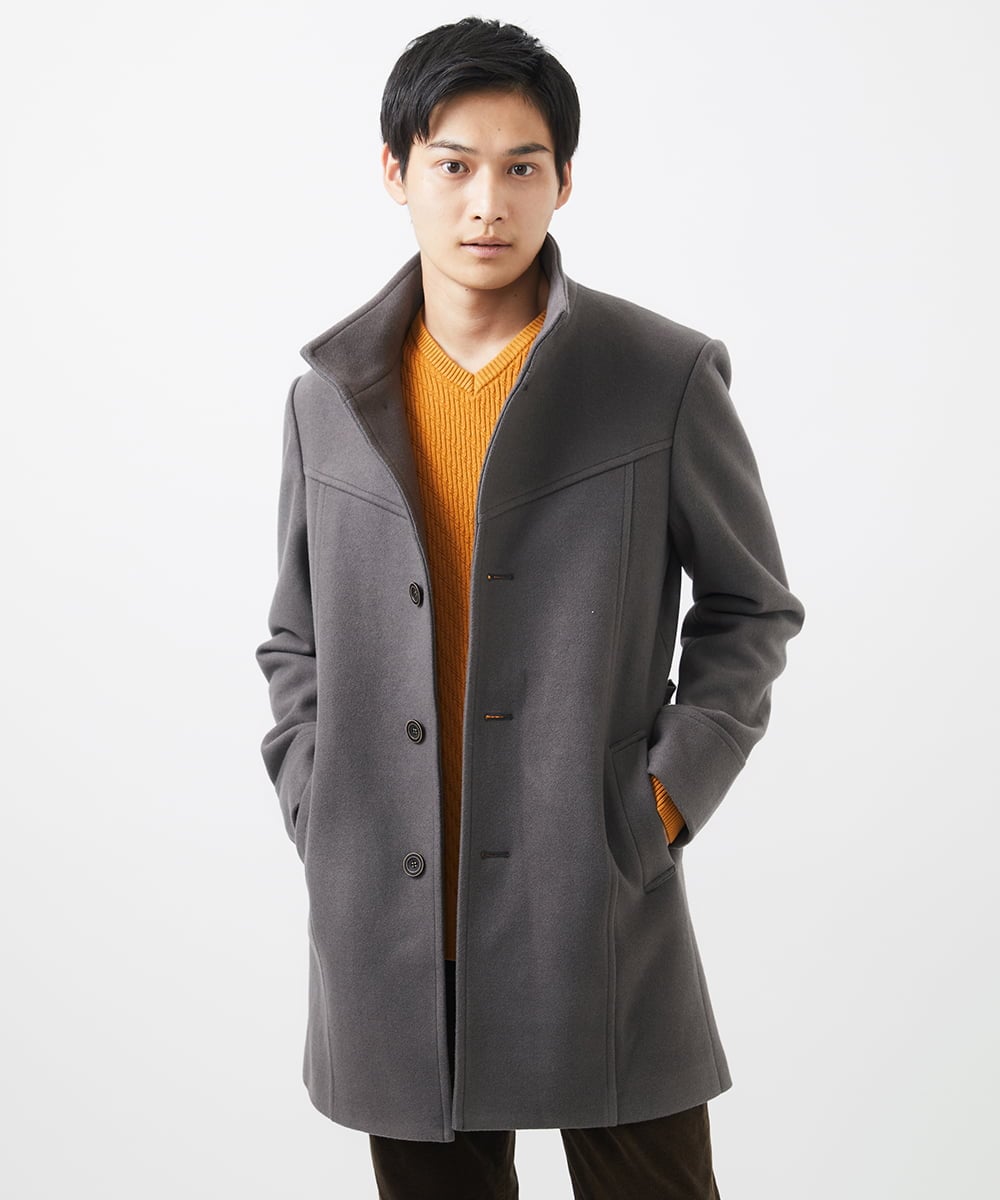 残りわずか/在庫限り！】ベーシックコート / TEC SILKY MELTON(ステン