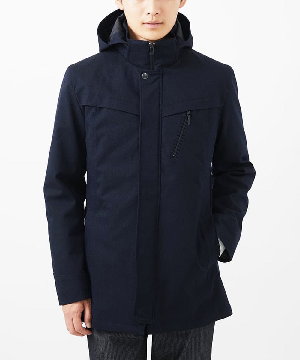 在庫限り/残りわずか/ダウン入りライナー付き】3WAYフード付きコート