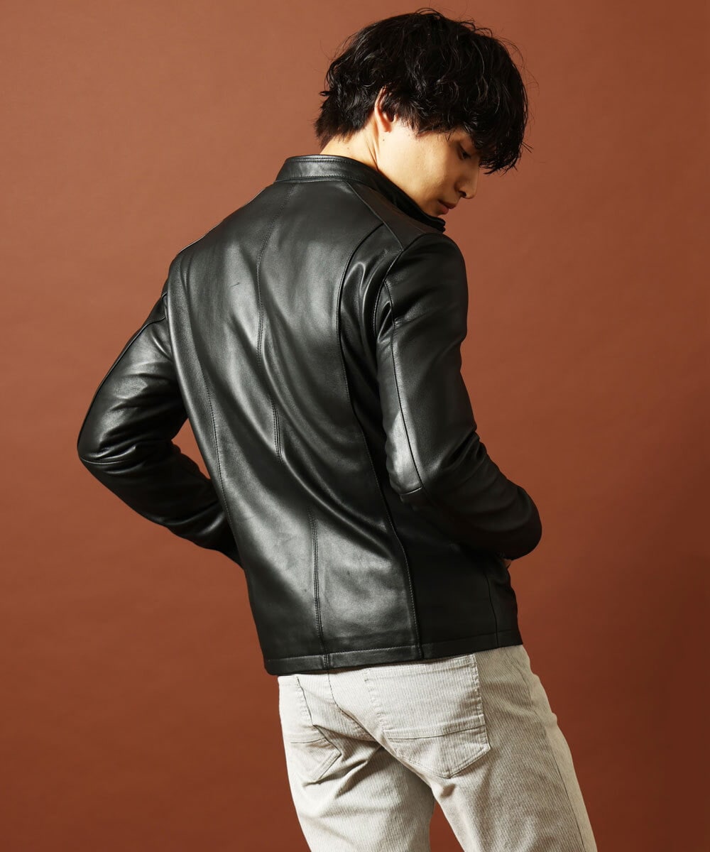 ラムレザーブルゾン(ライダースジャケット) | MK MICHEL KLEIN HOMME