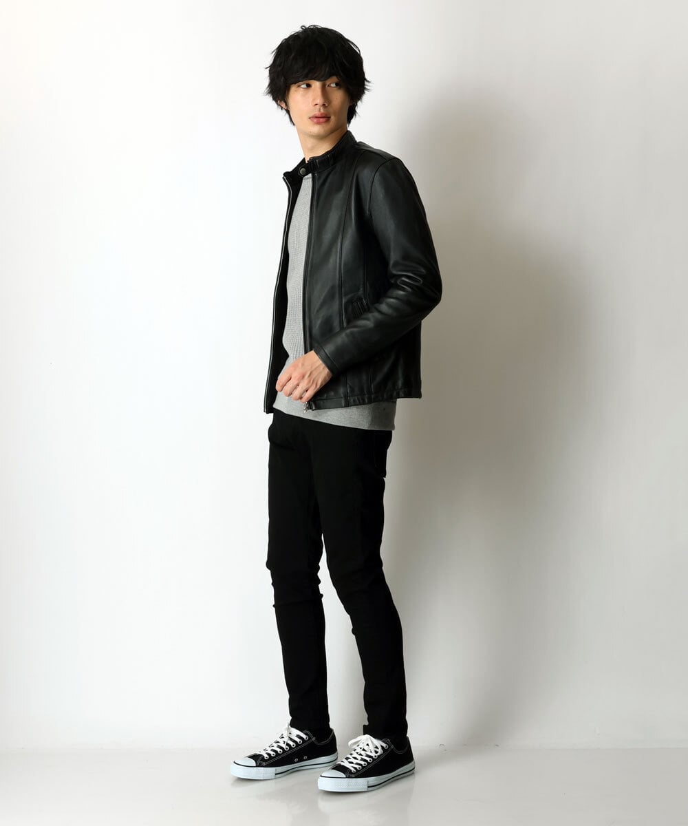 ラムレザーブルゾン(ライダースジャケット) | MK MICHEL KLEIN HOMME