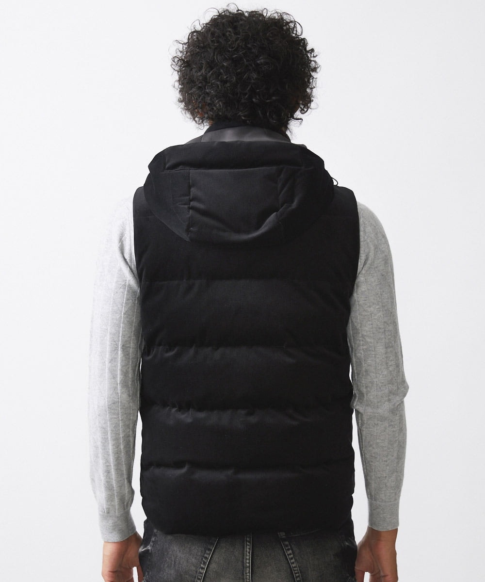 トリコットベロアダウンベスト セットアップ(ダウンジャケット・コート