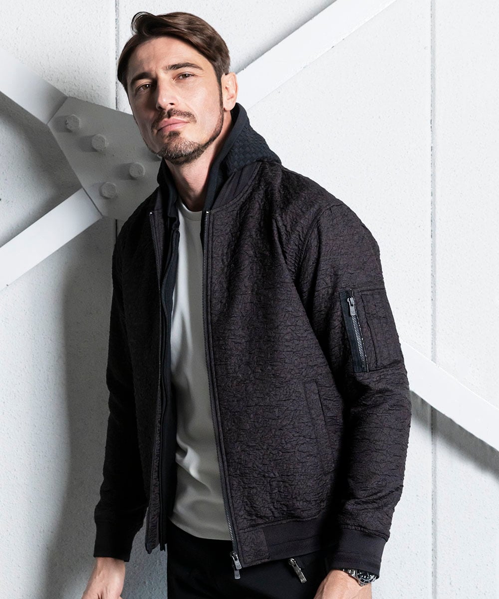 セットアップ】ジャガードMA-1ブルゾン(その他のコート・ブルゾン