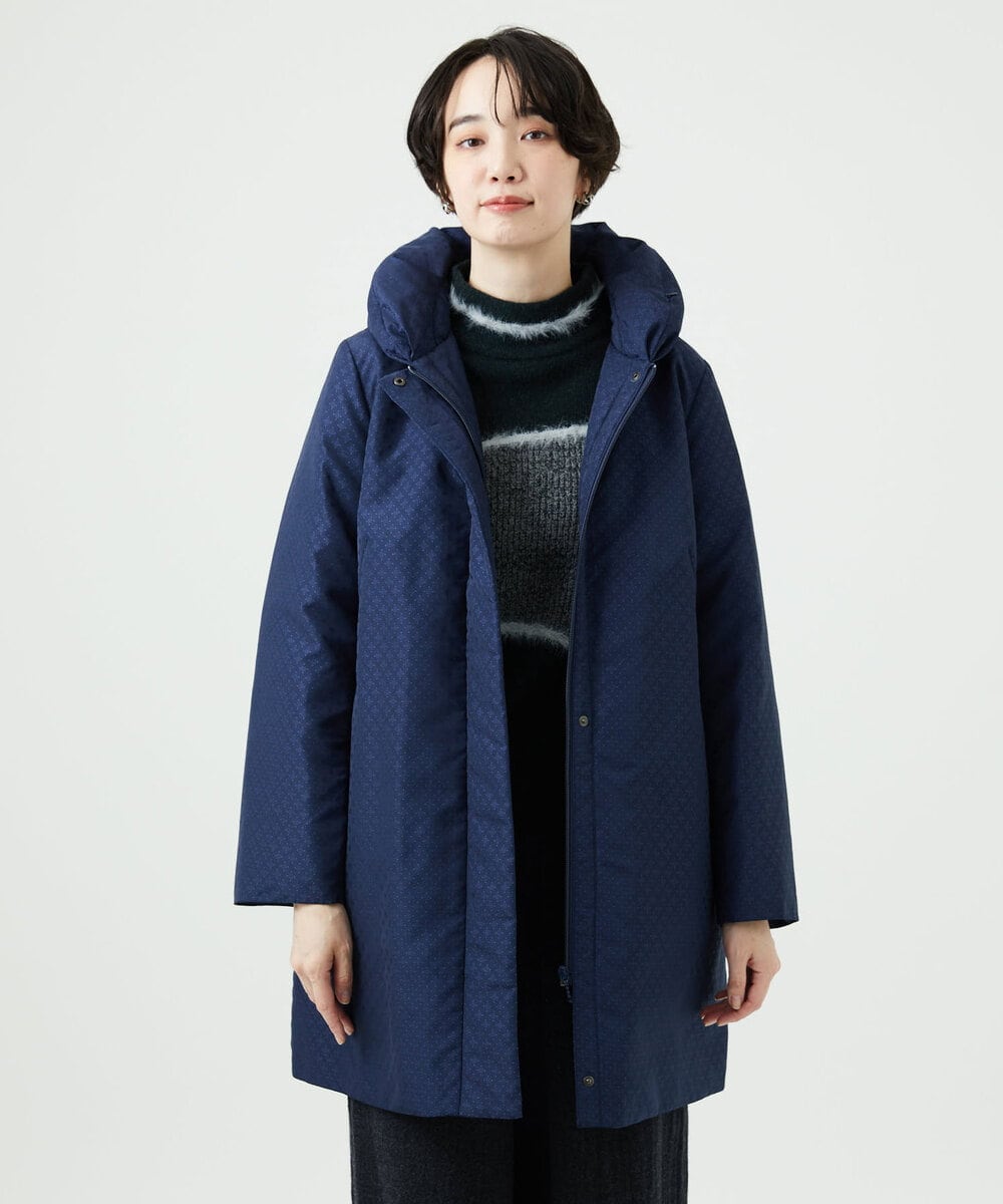 シャドードットジャガードダウンコート(その他のコート・ブルゾン