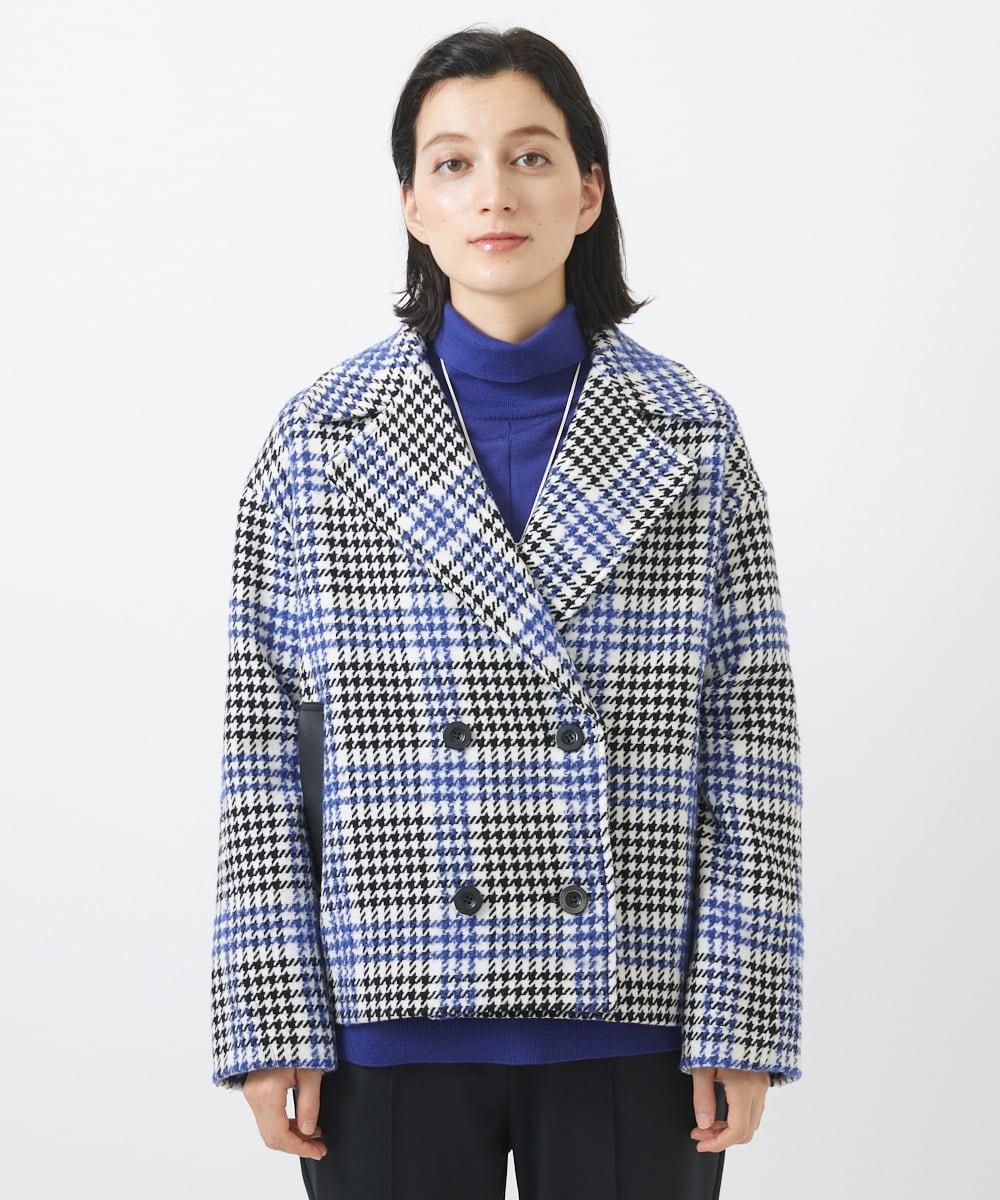 千鳥柄ツイードショートPコート(その他のジャケット・スーツ