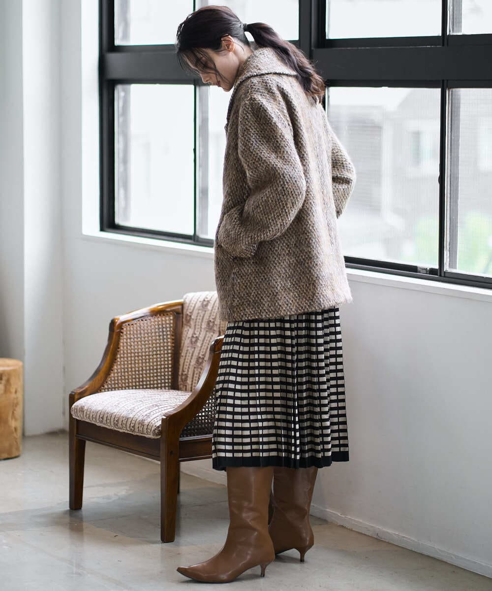 ジャガードニットスカート(ロング・マキシ丈スカート) | CHRISTIAN