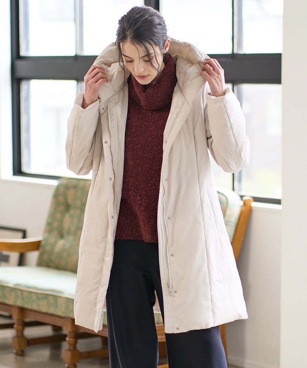 暖か・軽い]フーディーダウンコート(ダウンジャケット・コート