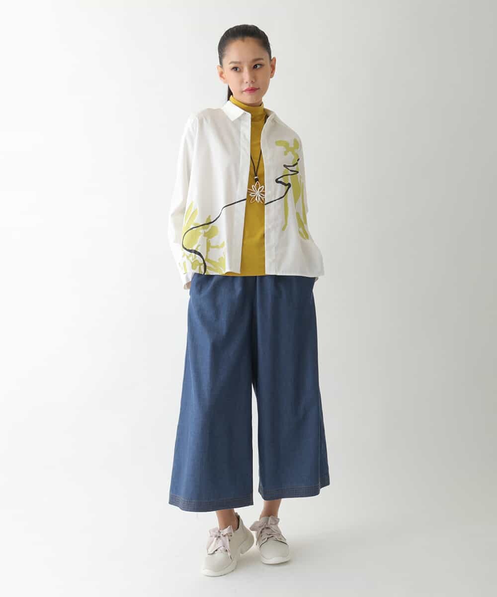 配色ラインハイネックインナートップ /洗える(カットソー・Tシャツ