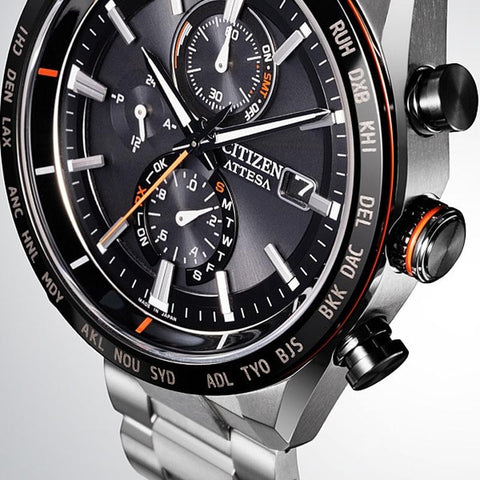 Citizen Men's ATTESA Solar-Powered Eco-Drive Radio-Controlled