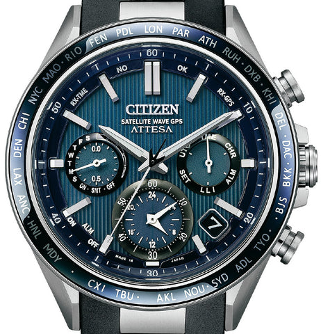 Citizen Men's Watch ATTESA ACT Line Eco-Drive GPS Satellite Radio