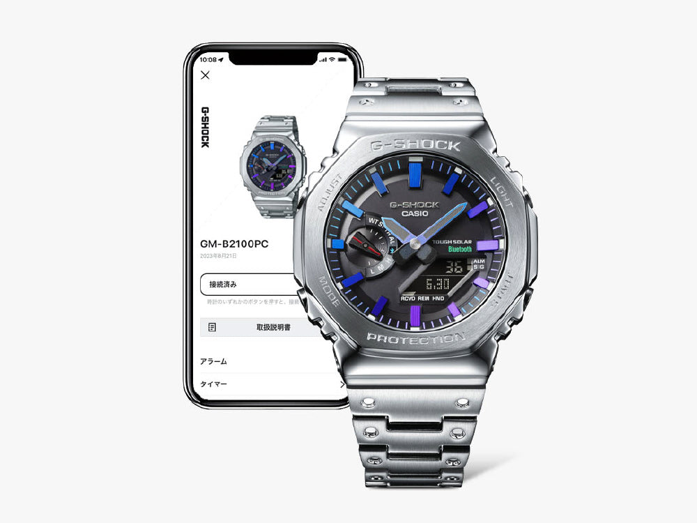 Casio Men's G-SHOCK Full Metal Model with Smartphone Link GM