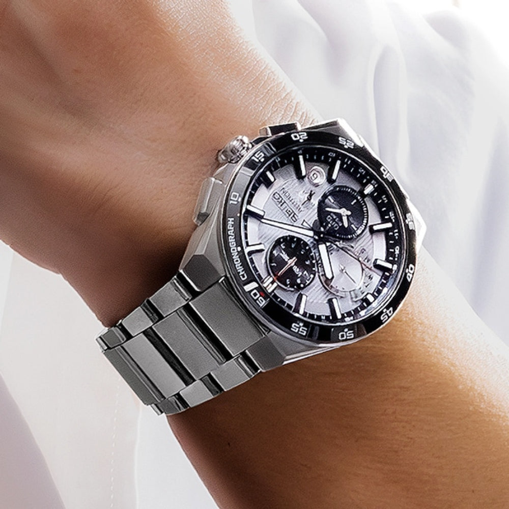 Seiko Astron SBXC153/SSH153 Solar GPS Satellite Radio Dual Time