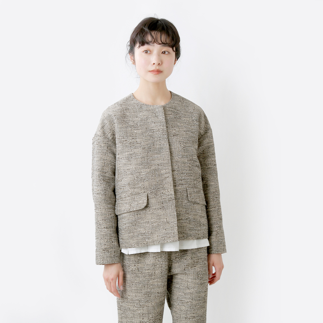 nooy ヌーイ イタリアンジャガード フラップ ジャケット itajk02-yh