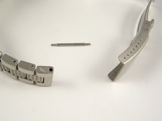 H695.325.105 ジャズマスターオートクロノ専用ステンレスベルト