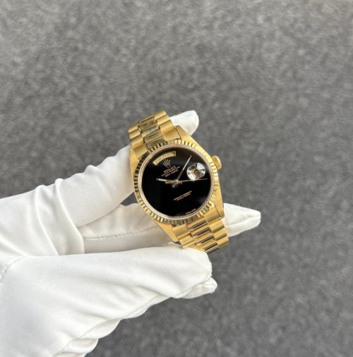 ロレックス デイデイト18238 オニキス文字盤 - Jewelry Watch Custom'