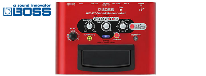 BOSS VE-2 Vocal Harmonist ボーカルエフェクター ve-2_top_main.jpg