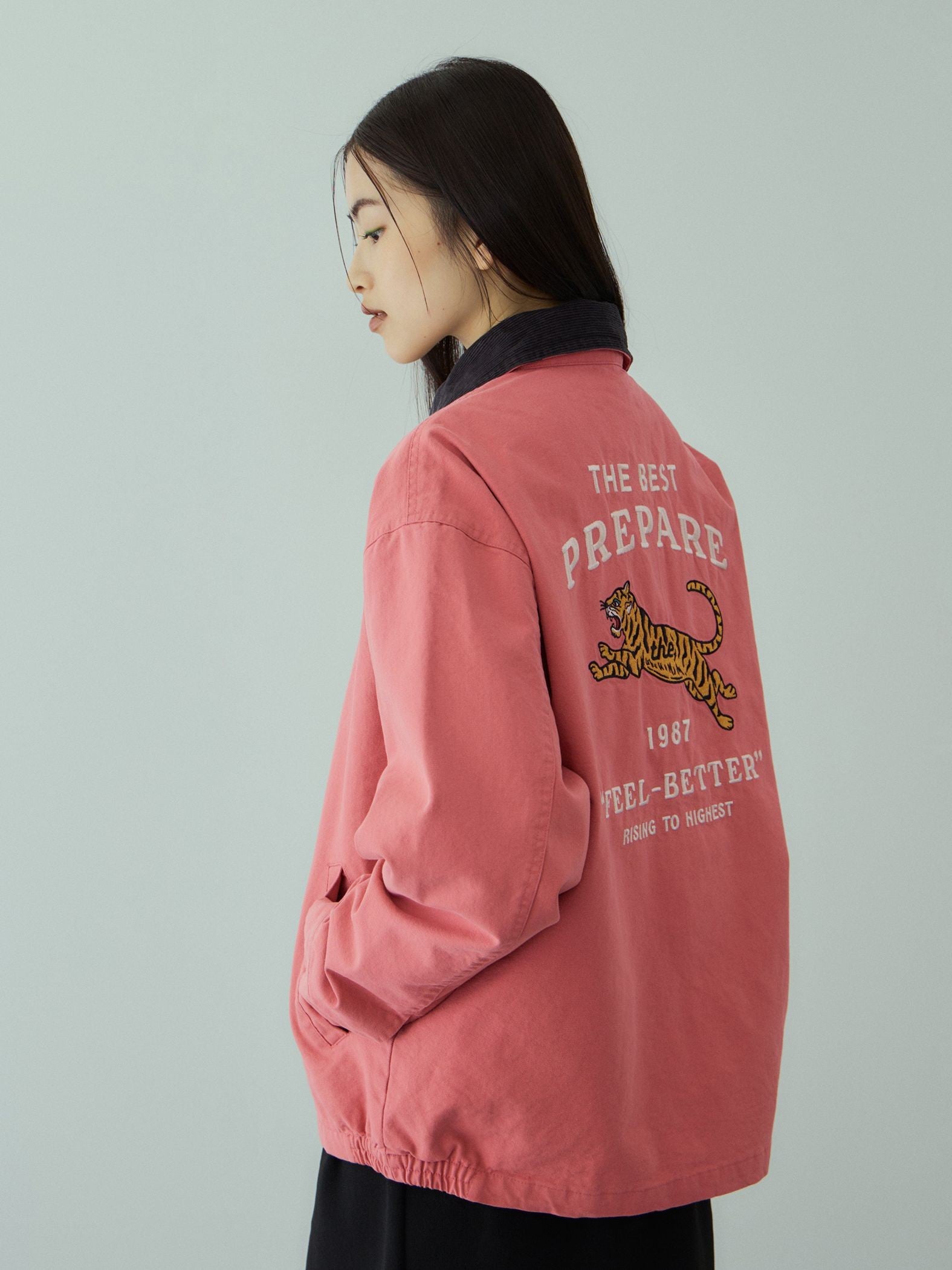 TIGER刺繍ダックジャケット≪手洗い可能≫ | VICKY（ビッキー