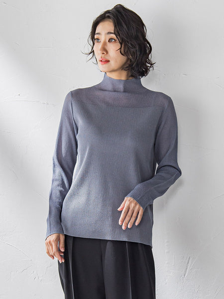 シアーモックネックニット≪手洗い可能≫ | la.f（ラ エフ
