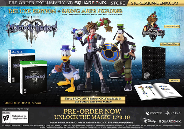 Kingdom Hearts III (Deluxe Edition + Bring Arts Figures) - (XB1