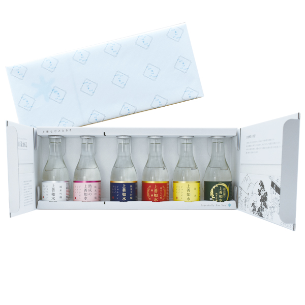 上善如水 飲み比べセット 180ml×6本入り｜日本酒の通販・お取り寄せ