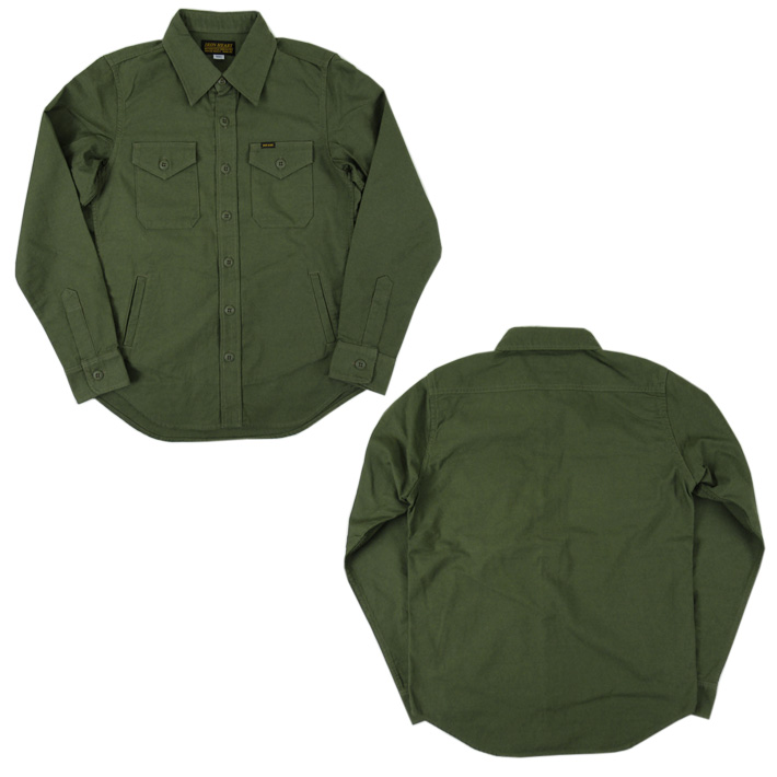 IRON HEART アイアンハート 7oz バックサテン ミリタリーC.P.Oシャツ