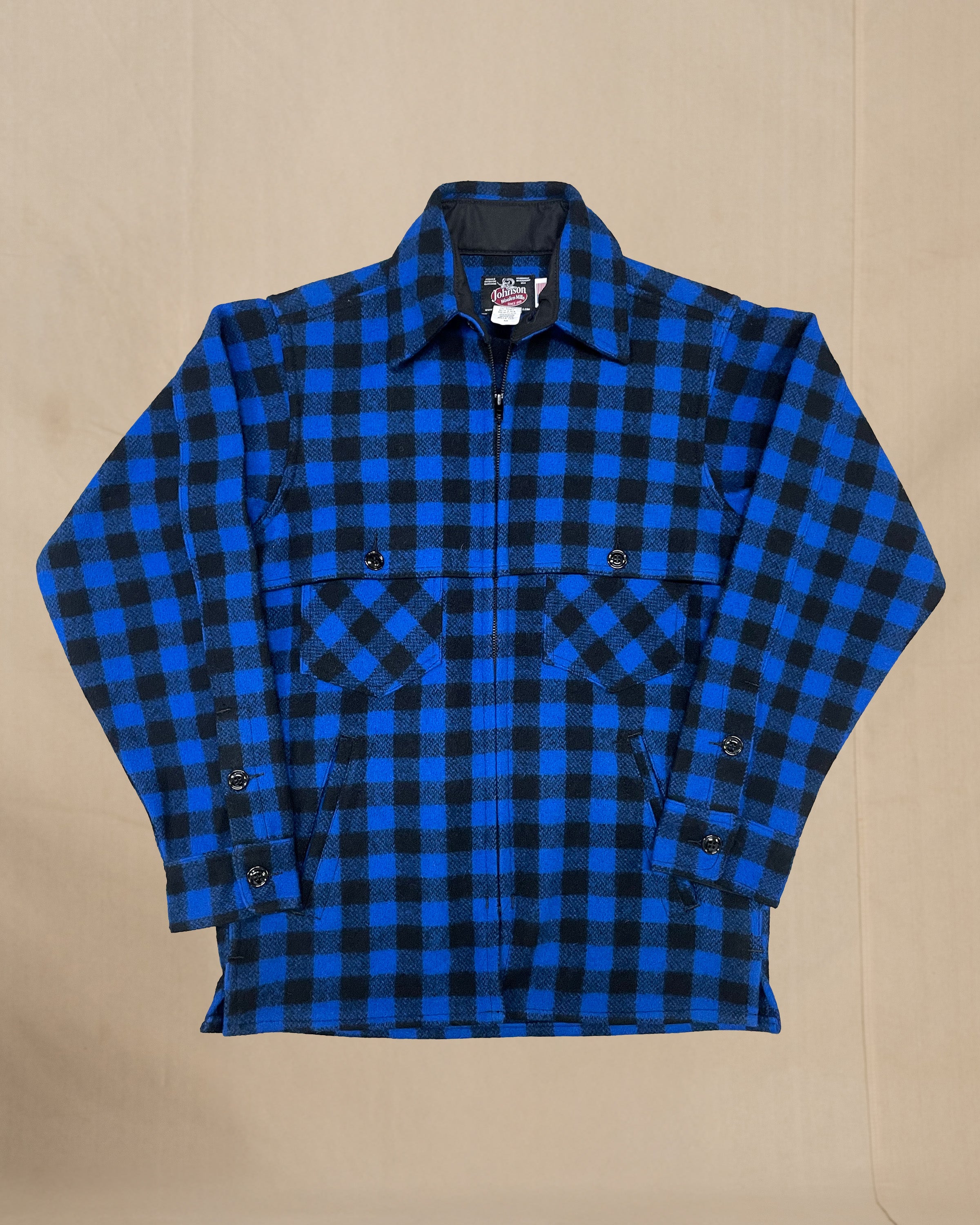 Double Cape Jac Shirt - Blue & Black Buffalo Check – Johnson