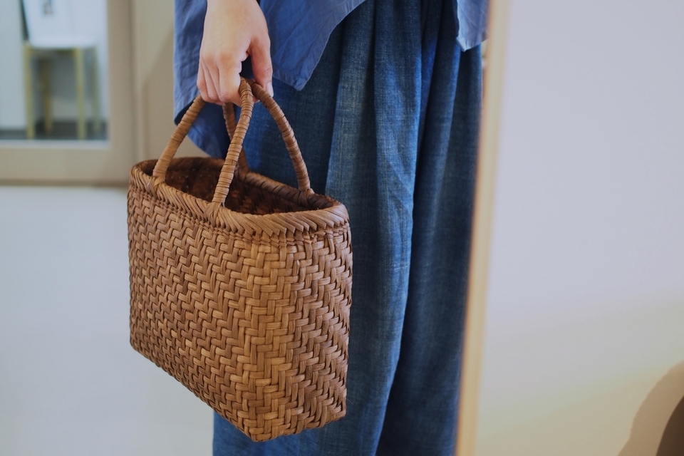 青森の山葡萄バッグ（30㎝） - ウェブショップ - jokogumo - よこぐも