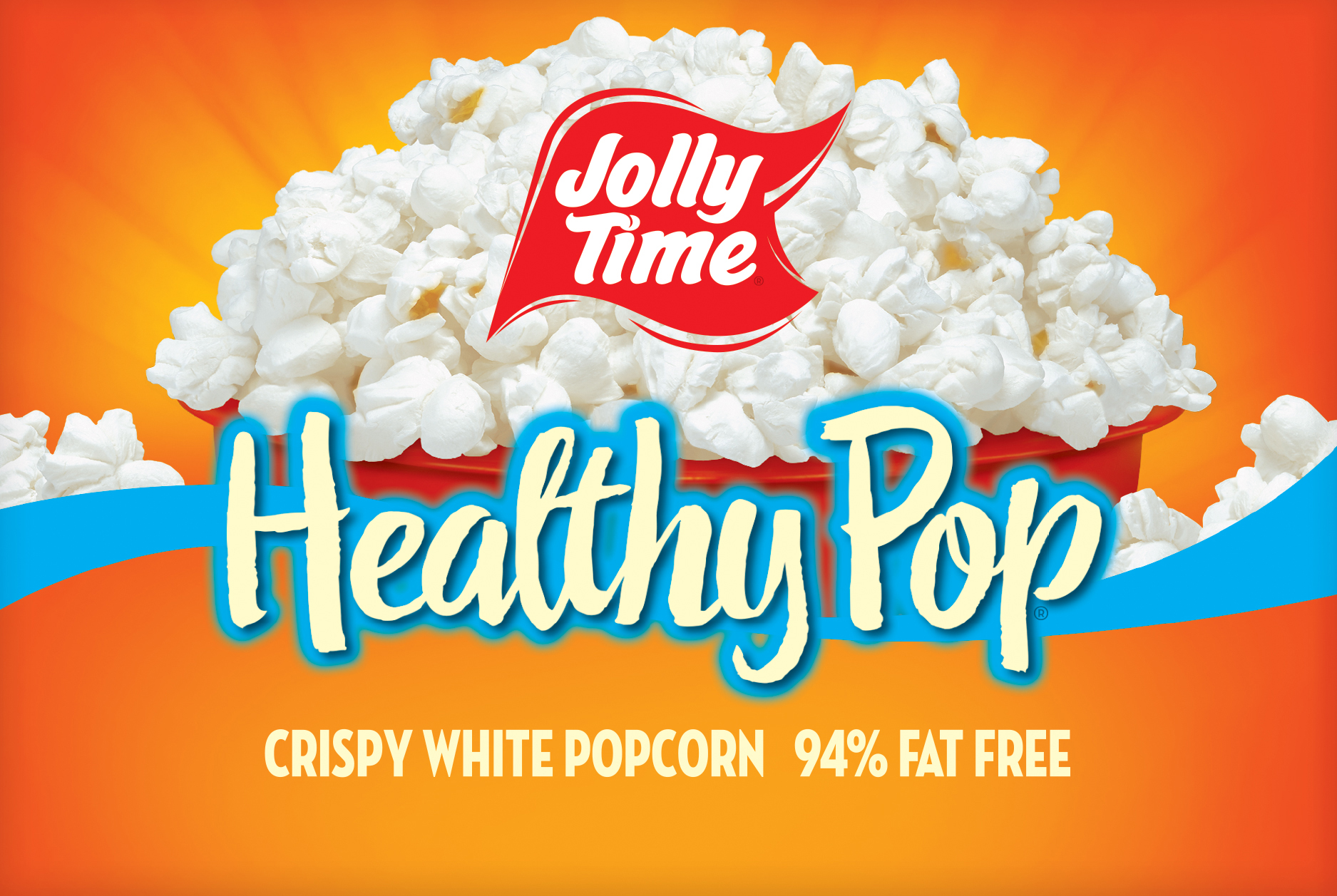 Healthy Pop® Crispy 'n White Naturally Flavored Popcorn- JOLLY